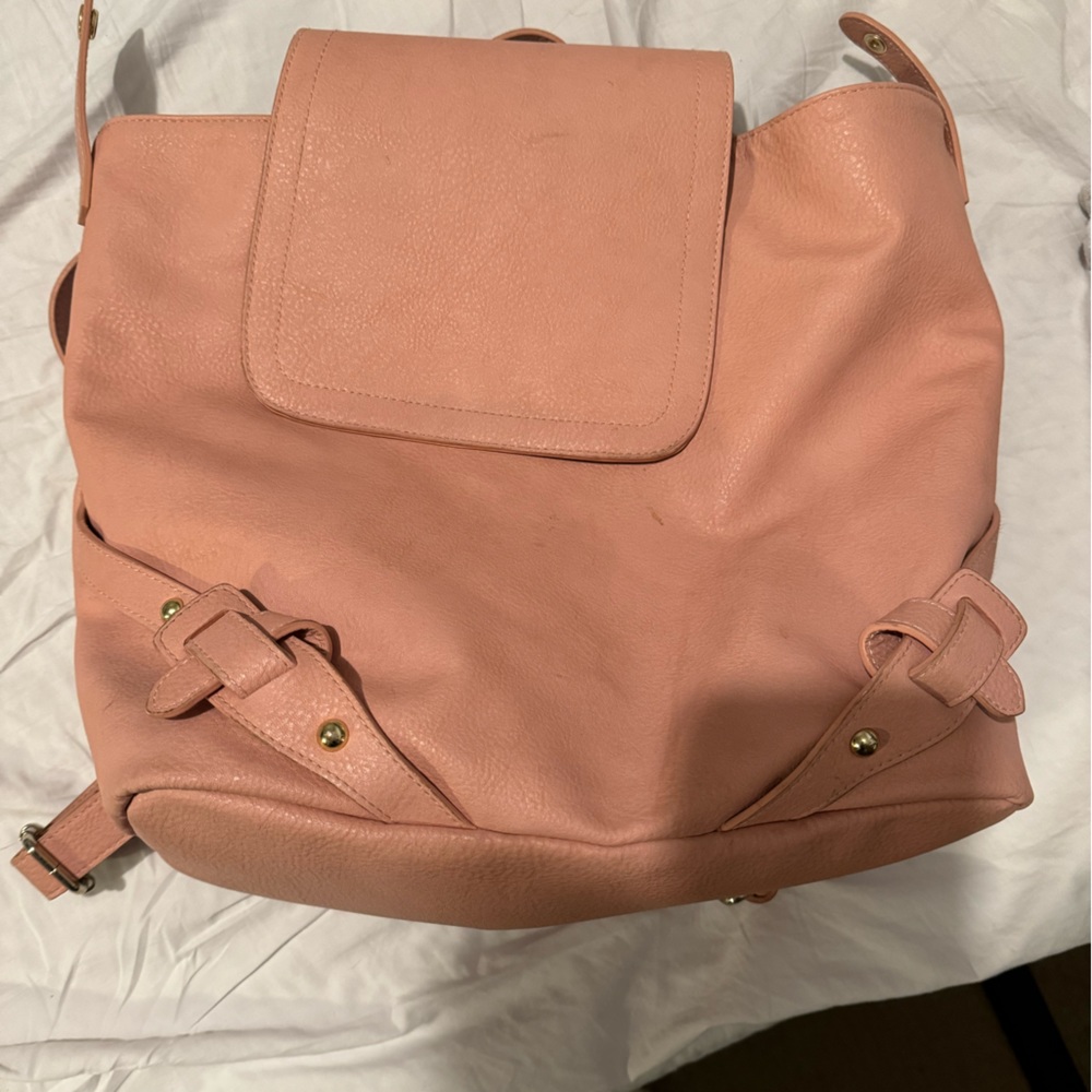 Poverty Flats by Rian pink backpack